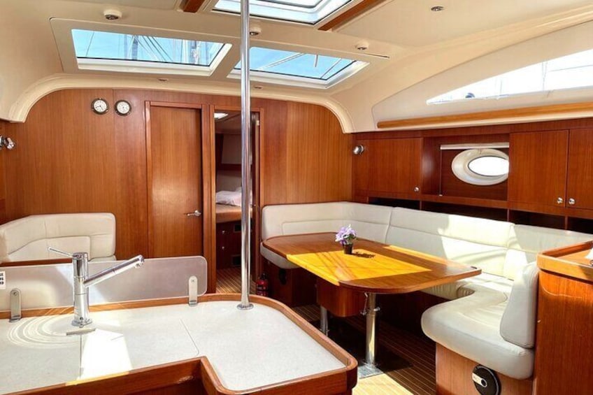 sailboat interior