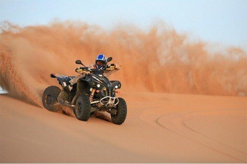 Evening Desert Safari Dubai with Self Drive Quad Bike