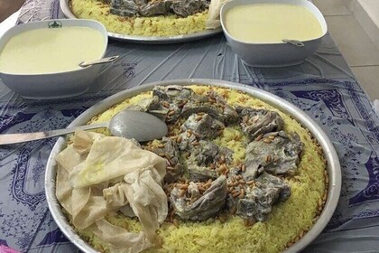 Tour privato della città di Amman con pranzo Mansaf