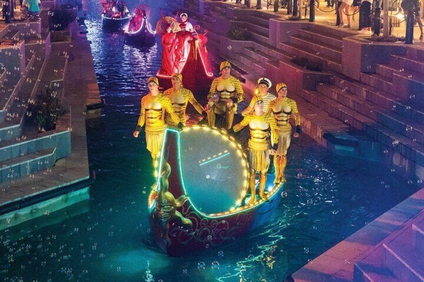 Boat Parade and Night Light Show in Antalya