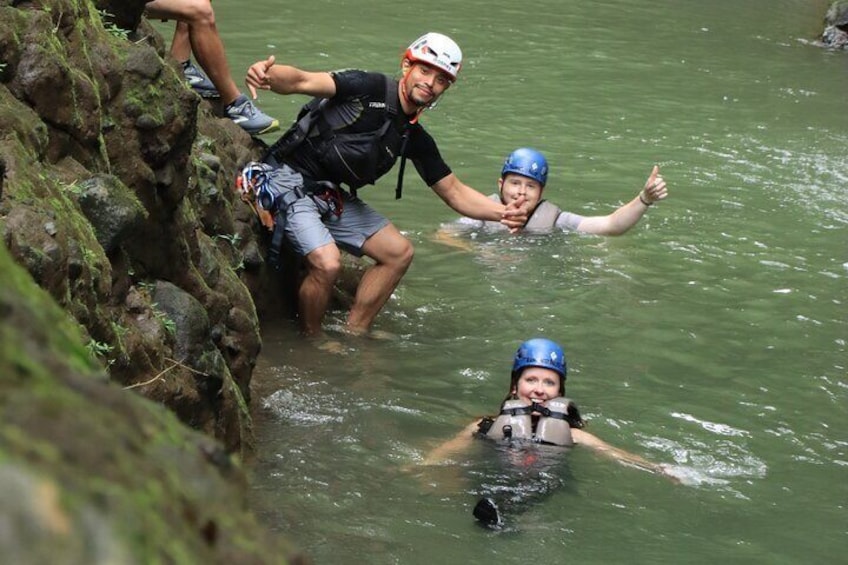 La Fortuna de San Carlos Pure Trek Canyoning and Rainforest Falls