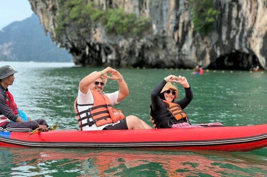 Phuket to Phang Nga Bay and Hong Island Tour by Catamaran