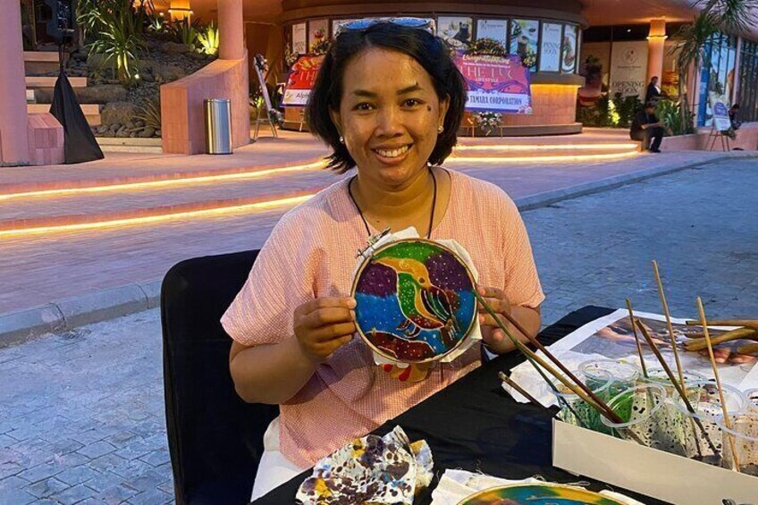 Batik class coloring bird. Interactive Batik Class in Bali - Explore Indonesian Heritage Through Art