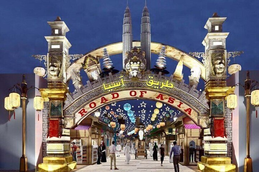 Step into the Road of Asia at Global Village and enjoy a cultural immersion through architecture and ambiance.