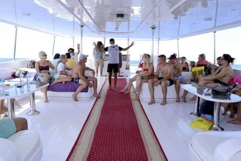 Boat Party with Belly Dancing & Seafood Dinner - Sharm El Sheikh
