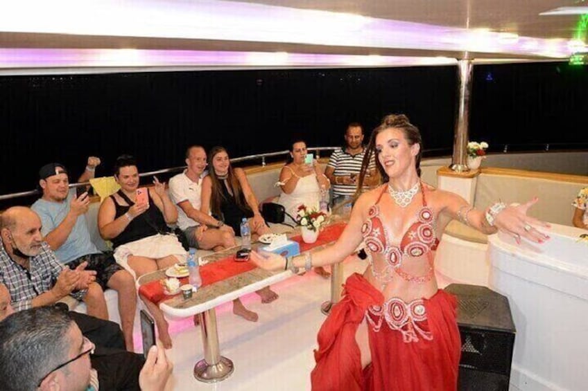 Boat Party with Belly Dancing & Seafood Dinner - Sharm El Sheikh