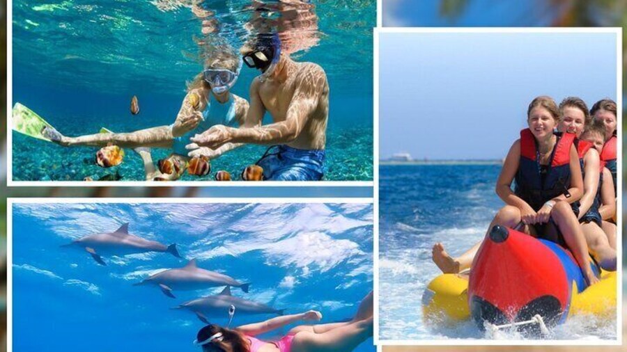 Full Day Dolphin House Boat Trip, Water Sports & Lunch-Hurghada