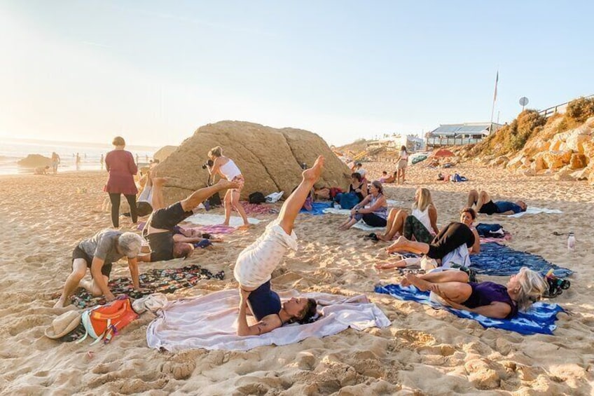 Yoga Flow on the Beach