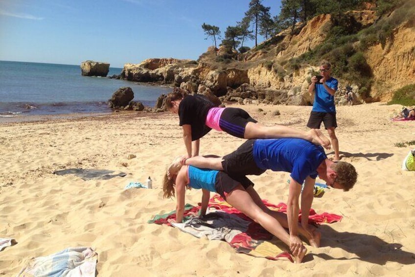 Yoga Flow on the Beach