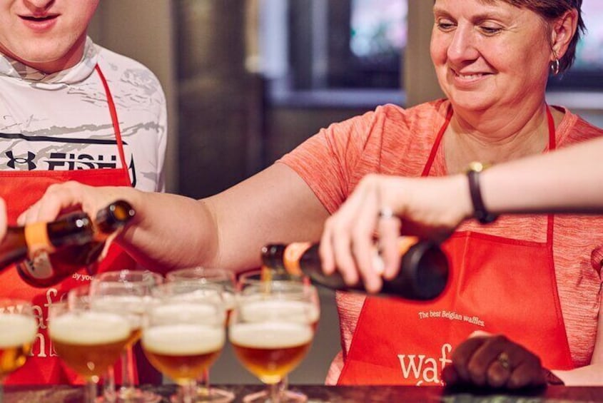 The Waffles n Beer Workshop in Brussels Centre