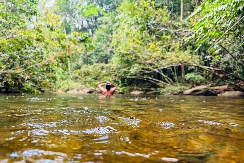 bath in the jungle