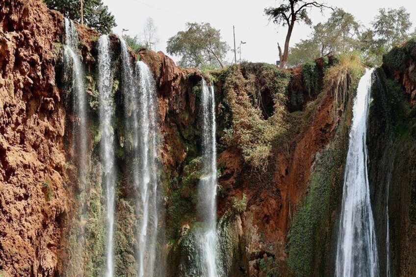 Small group Ouzoud Waterfall Guided Tour Boat Ride from Marrakech