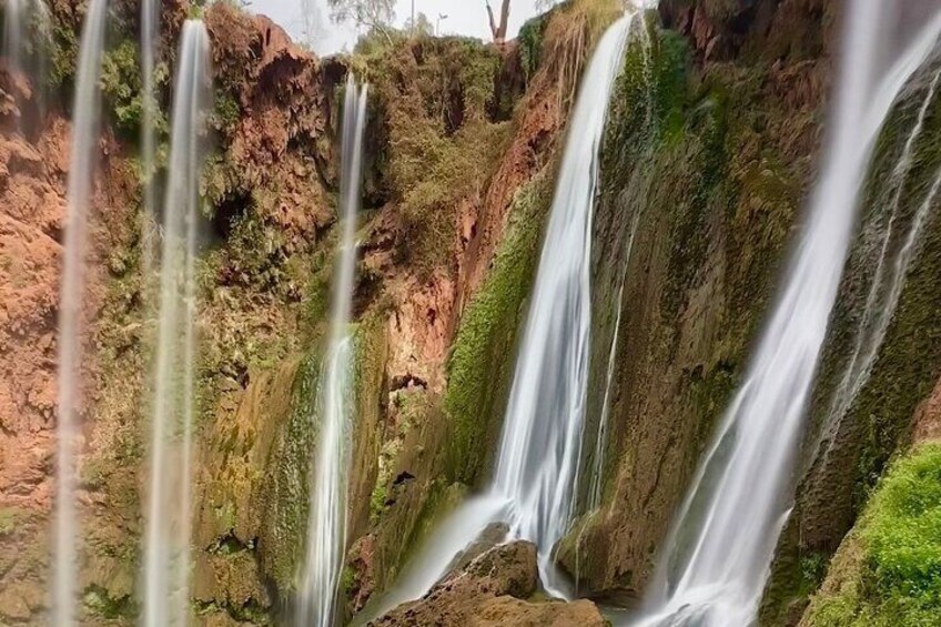 Small group Ouzoud Waterfall Guided Tour Boat Ride from Marrakech