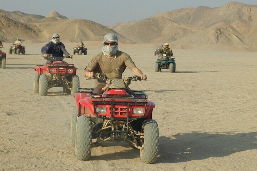 Mega Safari ATV Quad Glass boat Parasailing Lunch-Sharm El Sheikh