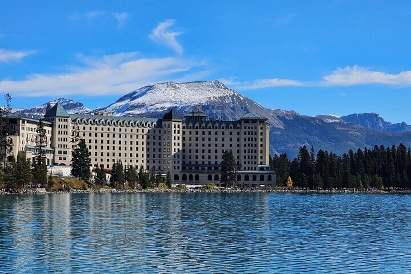 Lake Louise Fairmont view