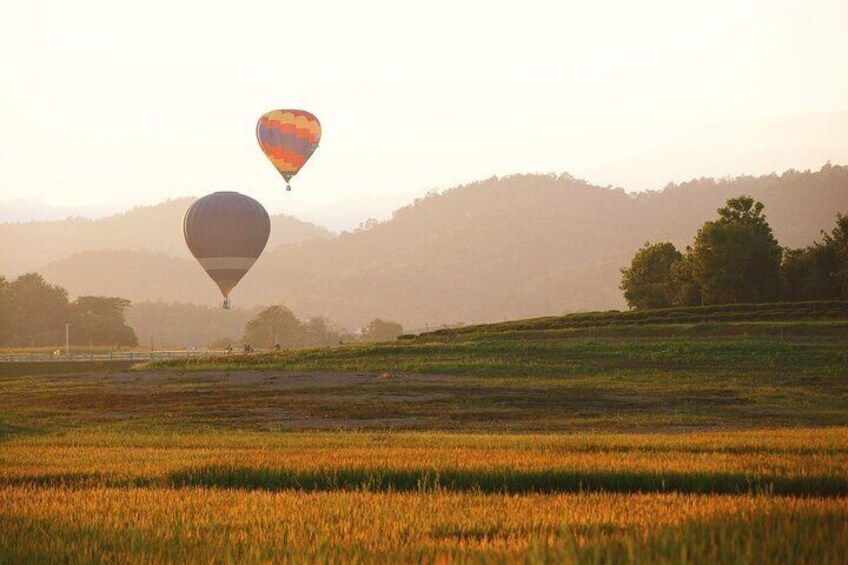 3 Hours Sunrise Hot Air Balloon Adventure in Chiang Mai