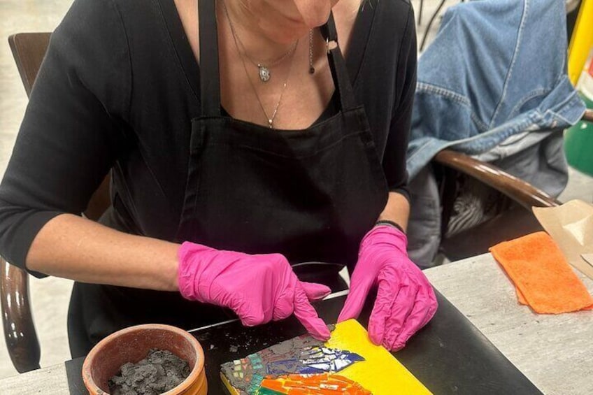 Creative glass mosaic workshops