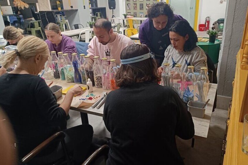 Creative glass mosaic workshops