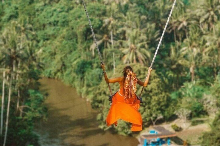 Bali Swing, Monkey Forest and Waterfalls Tour