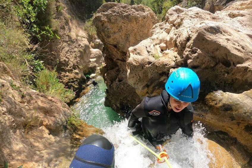 Canyoning in Rio Verde with photos from Granada