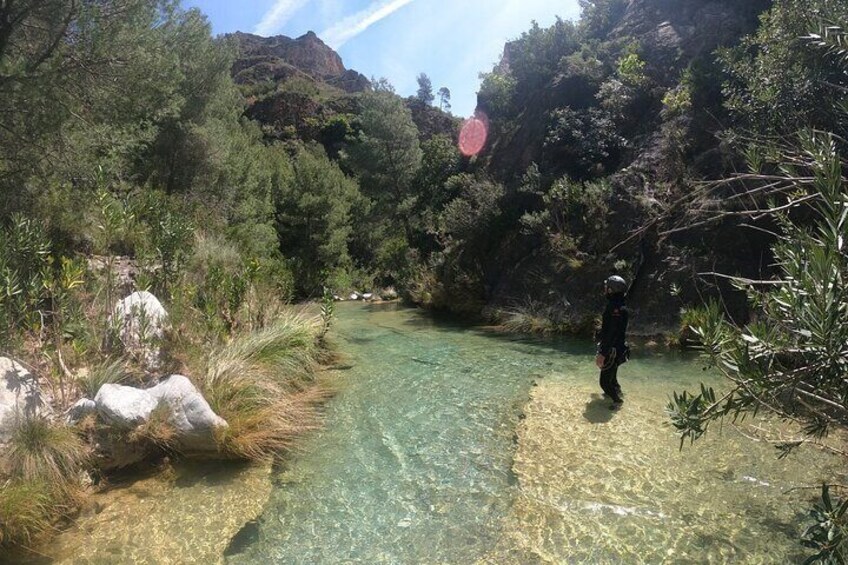 Canyoning in Rio Verde with photos from Granada