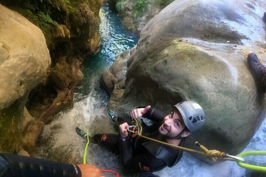 Canyoning in Rio Verde with photos from Granada
