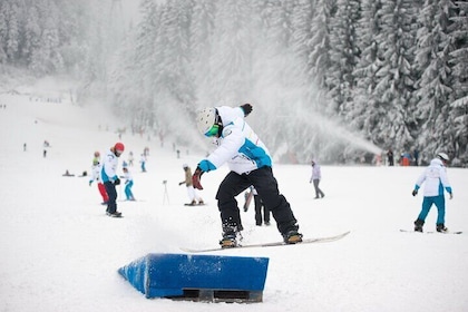 Ski & snowboard lessons on Poiana Brasov- Full Private day tour from Brasov
