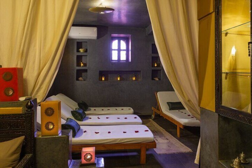 Traditional Moroccan Package Hammam with 1 Hour Relaxing Massage