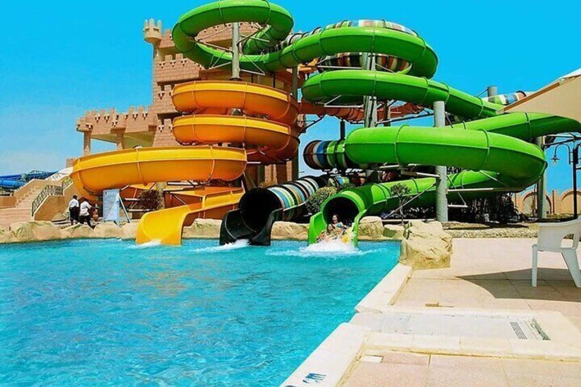 fantastic Day at Water World Makadi: Lunch & Transfers- Hurghada