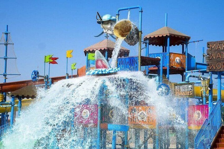 fantastic Day at Water World Makadi: Lunch & Transfers- Hurghada