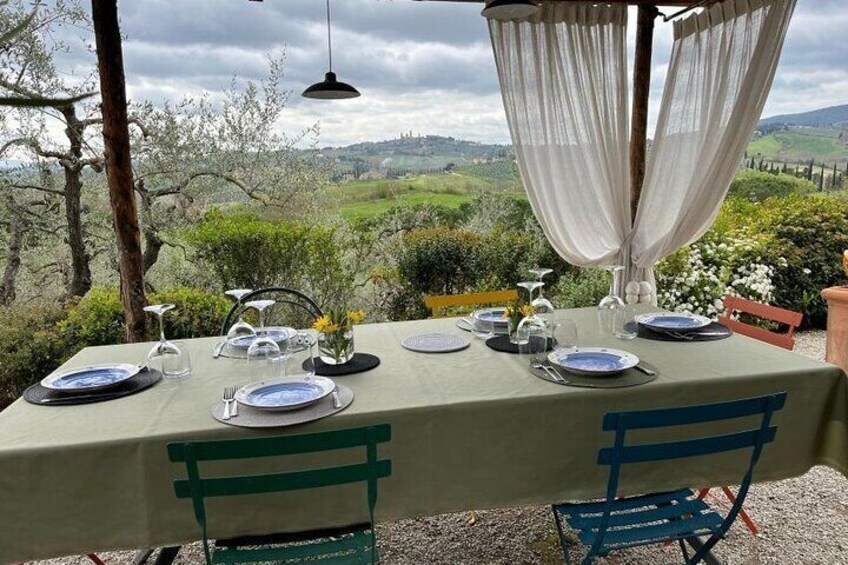 San Gimignano, Pasta Cooking Class with Dinner and Wine