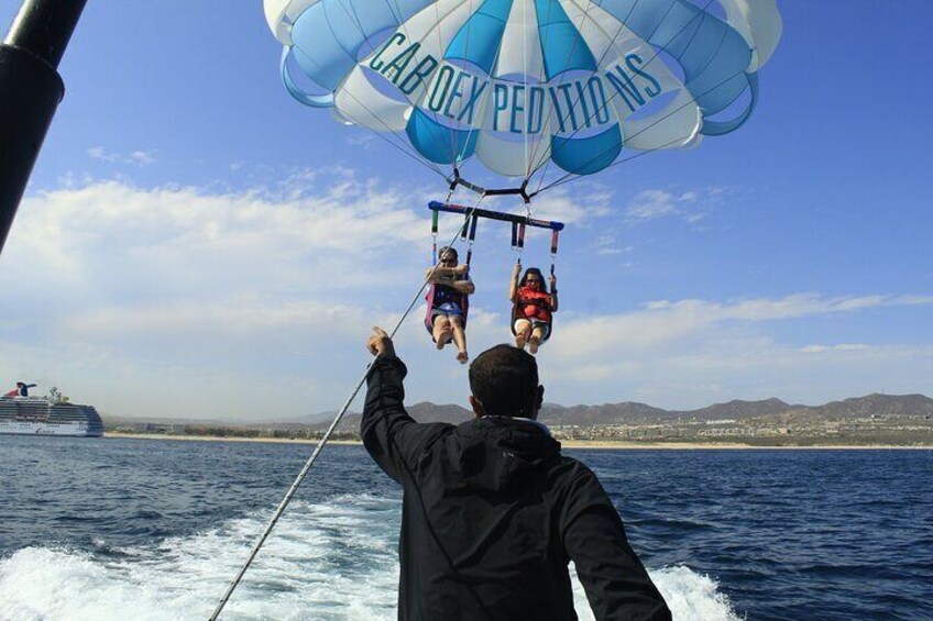 Outdoor Adventure: Parasailing in Los Cabos