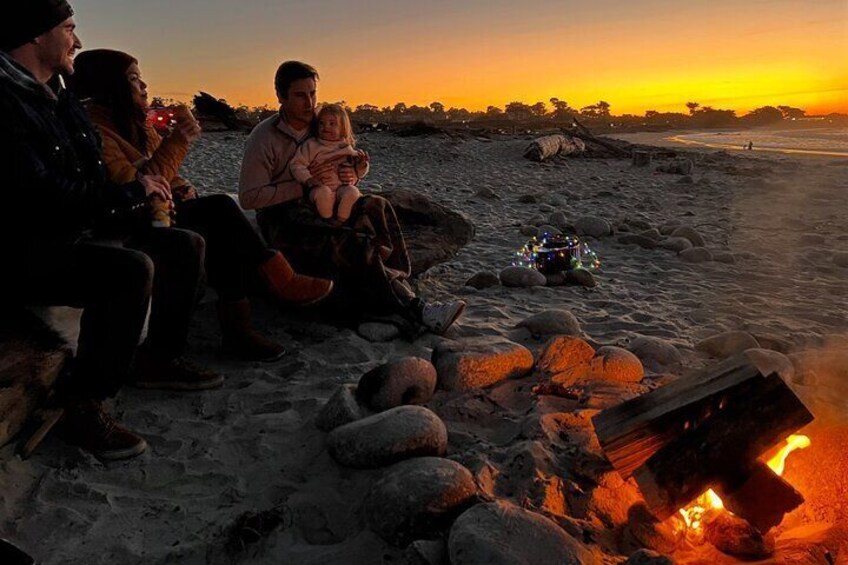 Private Beach Bonfire in Carmel-by-the-Sea