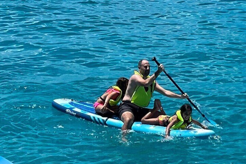 Family fun on the SUP