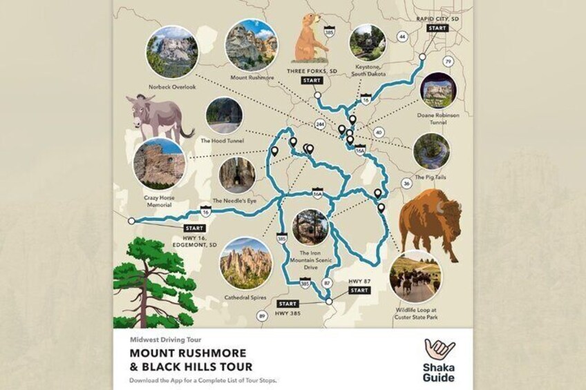 Mount Rushmore and The Great Plains Self-Guided Audio Tour Bundle