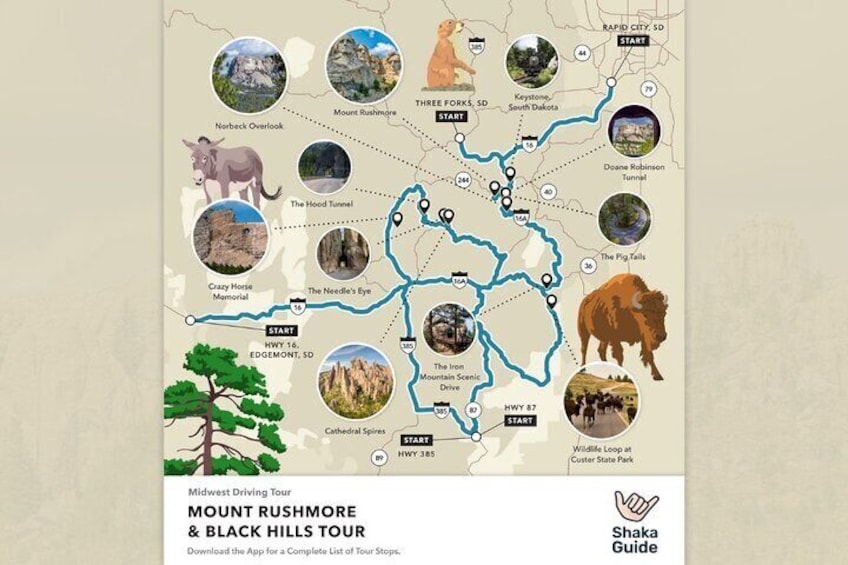 Mount Rushmore and The Great Plains Self-Guided Audio Tour Bundle