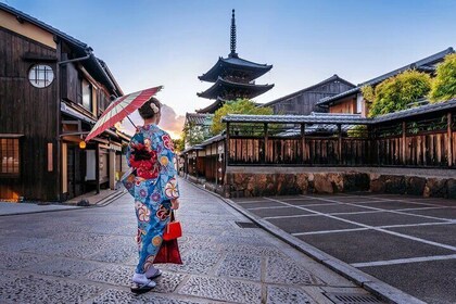 Kyoto & Nara Privat tilpasset tur med Engelsk speaking Guide