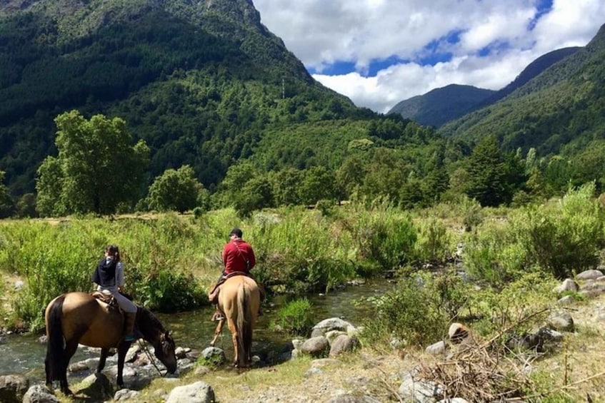 Picture 1 for Activity Pucon: Horseback Riding Tour with Waterfall Stop