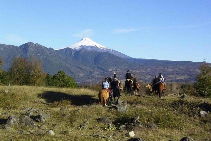 Pucon: Horseback Riding Tour with Waterfall Stop