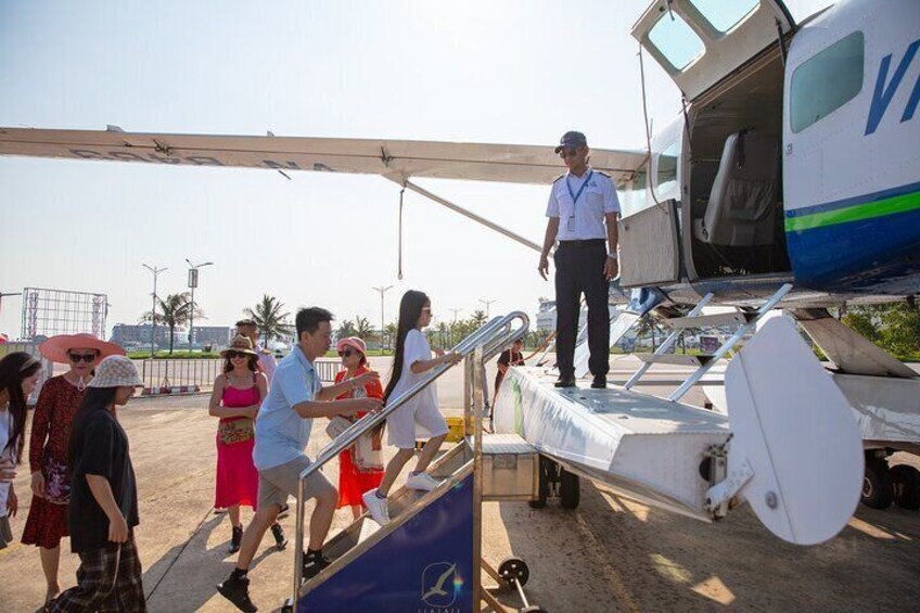 Halong Bay Like Never Before: 25-Minute Seaplane Journey