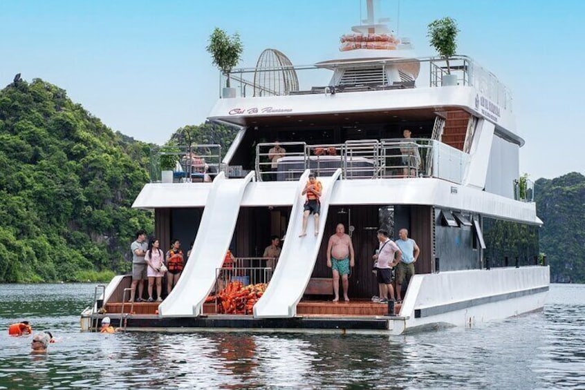 Cat Ba: D'Charme Luxury Day Cruise Explore the Best of Lan Ha Bay