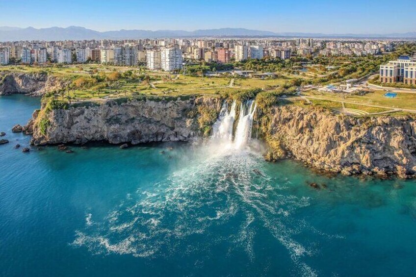 Private Antalya City Tour with Waterfalls, Oldtown and Boat Trip