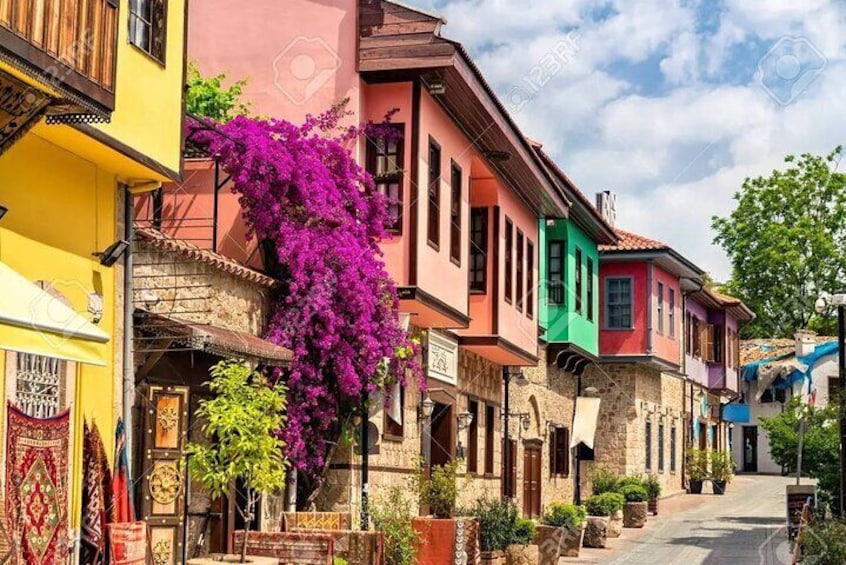 Private Antalya City Tour with Waterfalls, Oldtown and Boat Trip