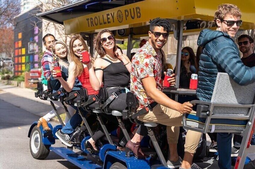 Public Party Bike Pub Crawl Tour in Austin