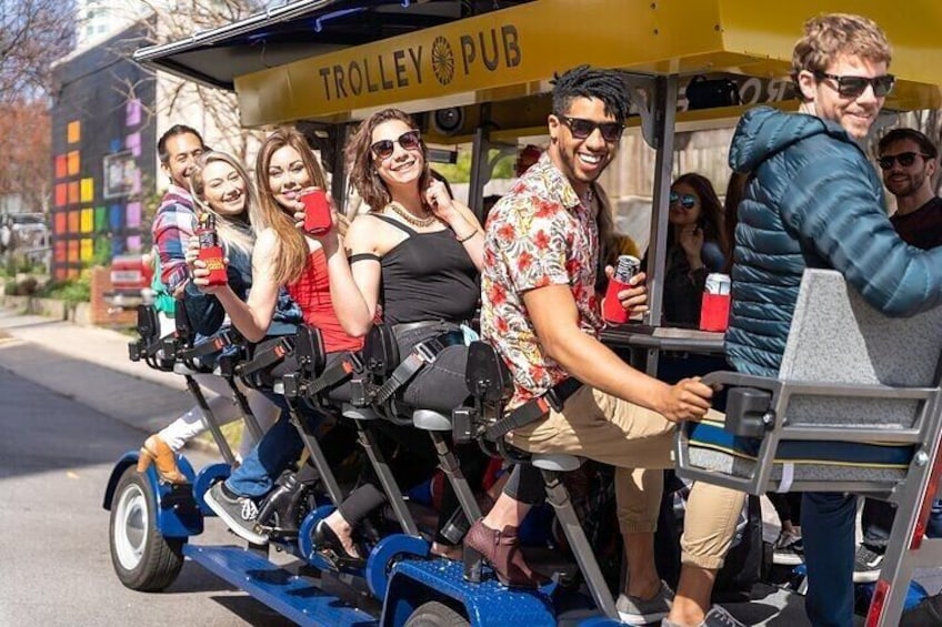 Public Party Bike Pub Crawl Tour in Austin