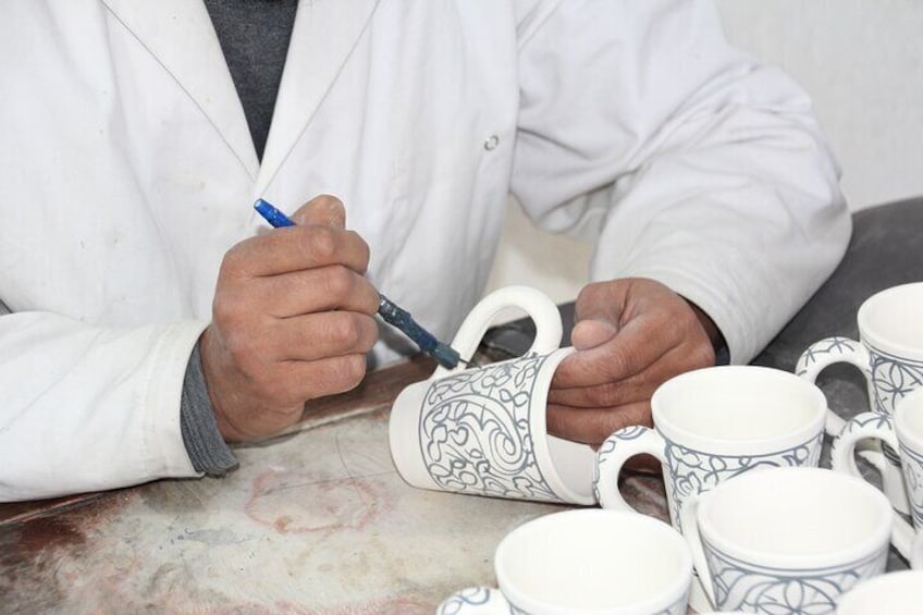 Interactive Pottery and Mosaic Zellige Workshop in Fes