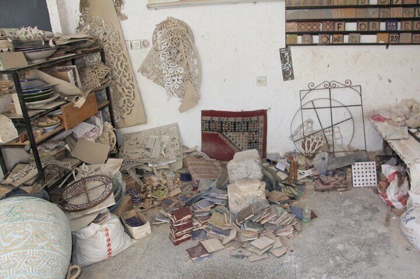 Hands On Pottery and Mosaic Workshop in Fes