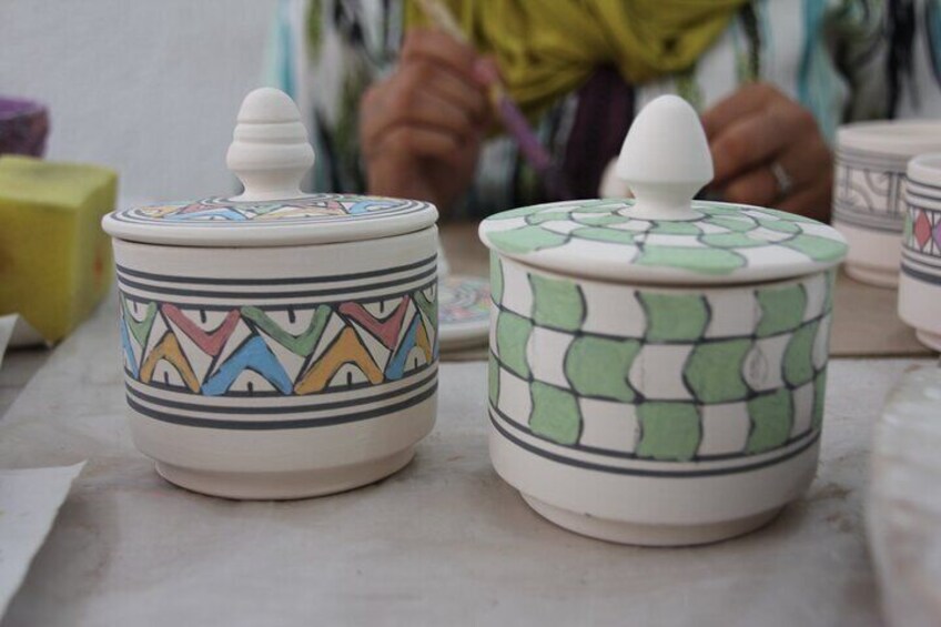 Hands On Pottery and Mosaic Workshop in Fes