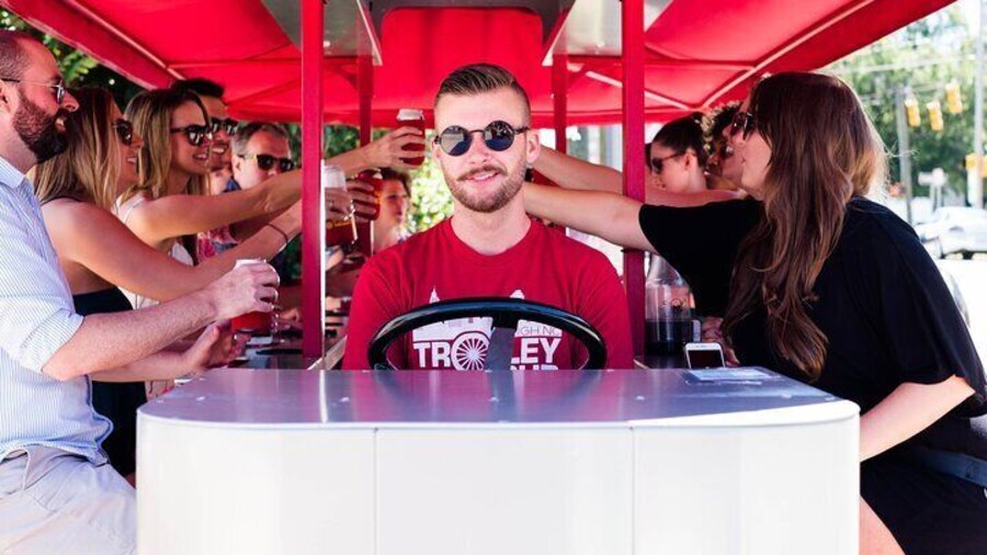 Private Trolley Pub Party Bike Tour in Austin