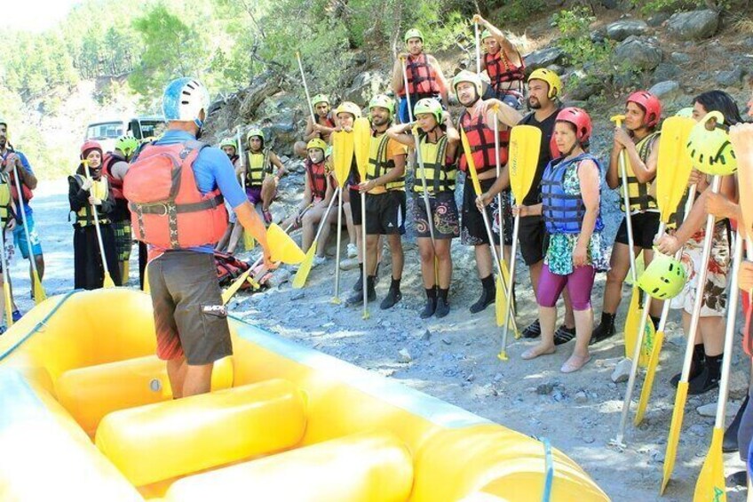 White Water Rafting Adventure at Dalaman River from Fethiye